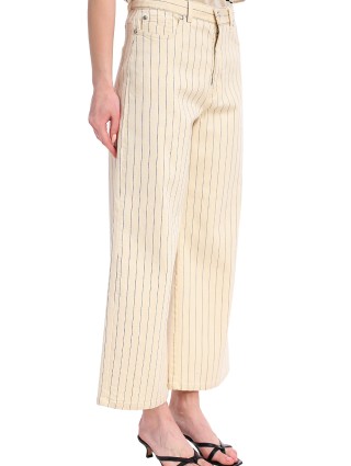 Бежеві брюки WEEKEND MAX MARA : фото 3 - Invogue